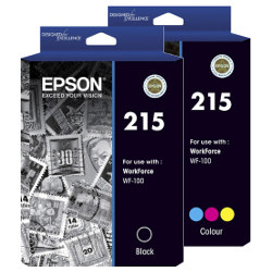 2 Pack Epson 215 Genuine Bundle